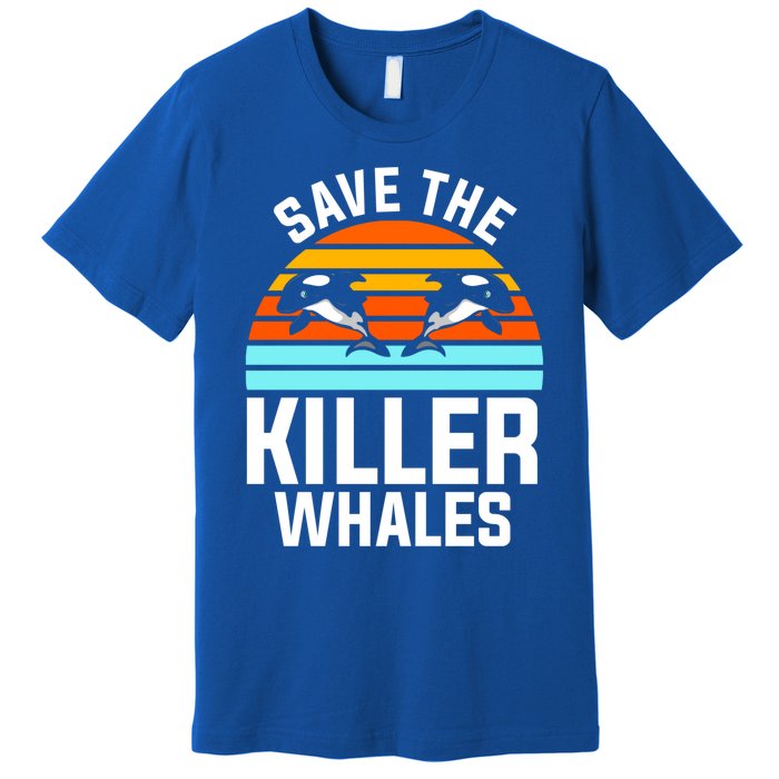 Save The Killer Whales Orca Gift Premium T-Shirt