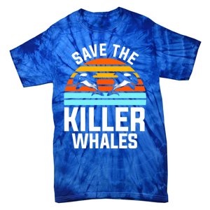 Save The Killer Whales Orca Gift Tie-Dye T-Shirt