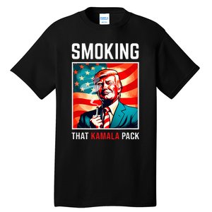 Smoking That Kamala Pack Trump 2024 Election Win Tall T-Shirt