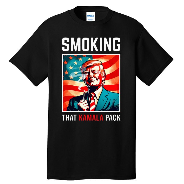 Smoking That Kamala Pack Trump 2024 Election Win Tall T-Shirt