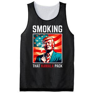 Smoking That Kamala Pack Trump 2024 Election Win Mesh Reversible Basketball Jersey Tank