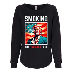 Smoking That Kamala Pack Trump 2024 Election Win Womens California Wash Sweatshirt