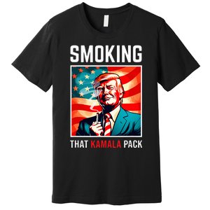 Smoking That Kamala Pack Trump 2024 Election Win Premium T-Shirt