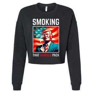 Smoking That Kamala Pack Trump 2024 Election Win Cropped Pullover Crew