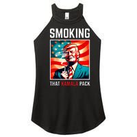 Smoking That Kamala Pack Trump 2024 Election Win Women's Perfect Tri Rocker Tank