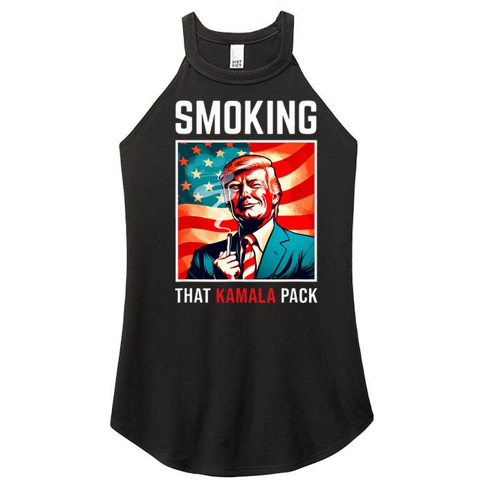 Smoking That Kamala Pack Trump 2024 Election Win Women's Perfect Tri Rocker Tank