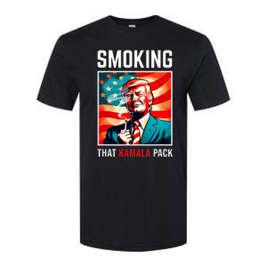 Smoking That Kamala Pack Trump 2024 Election Win Softstyle CVC T-Shirt