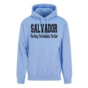 Salvador The King The Husband The Dad Gift Unisex Surf Hoodie