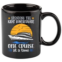 Spending The Kids Inheritance One Cruise At A Time 11oz C Handle Ceramic Mug