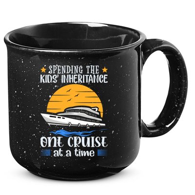 Spending The Kids Inheritance One Cruise At A Time 15oz Campfire Ceramic Mug