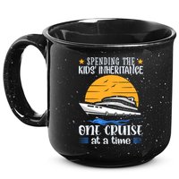 Spending The Kids Inheritance One Cruise At A Time 15oz Campfire Ceramic Mug