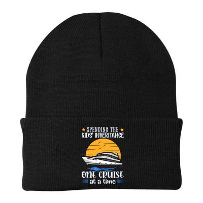 Spending The Kids Inheritance One Cruise At A Time Knit Cap Winter Beanie