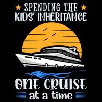 Spending The Kids Inheritance One Cruise At A Time Flatbill Hat
