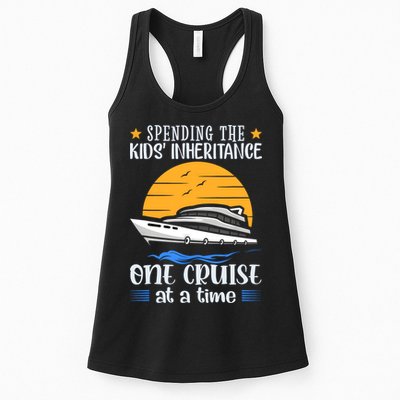 Spending The Kids Inheritance One Cruise At A Time Womens Tank Top