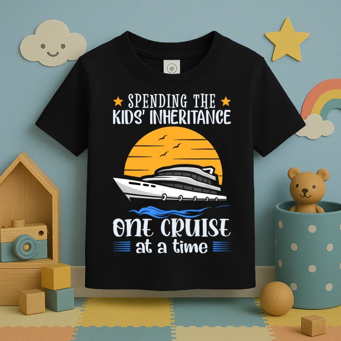 Spending The Kids Inheritance One Cruise At A Time Toddler T-Shirt
