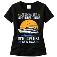 Spending The Kids Inheritance One Cruise At A Time Womens T-Shirt