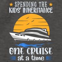Spending The Kids Inheritance One Cruise At A Time Vector Backpack
