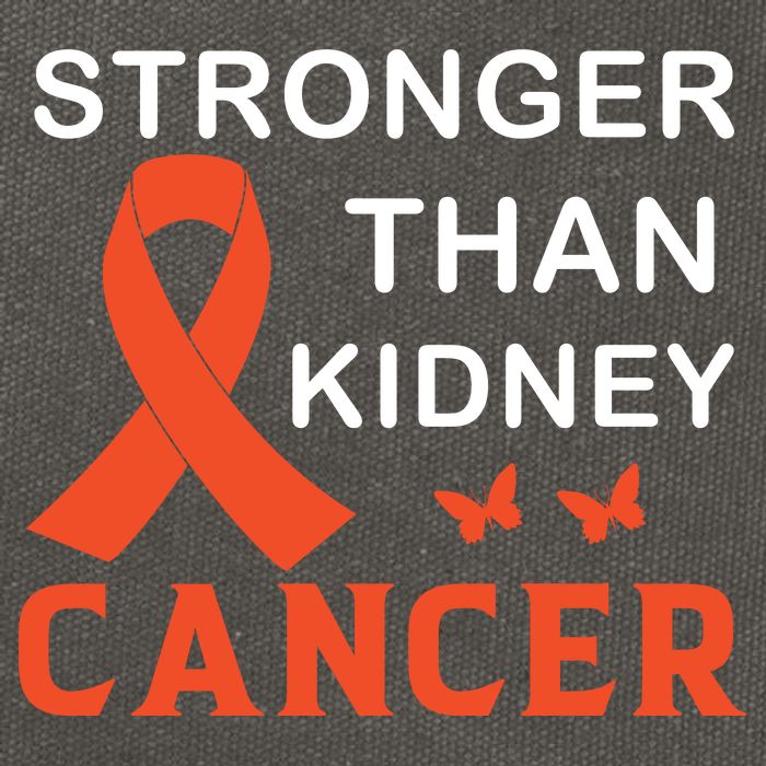 Stronger Than Kidney Cancer Breast Cancer Awareness Cotton Canvas Backpack