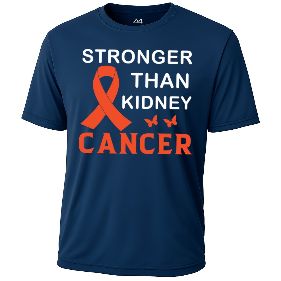 Stronger Than Kidney Cancer Breast Cancer Awareness Performance Shirt