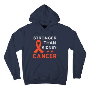 Stronger Than Kidney Cancer Breast Cancer Awareness Hoodie