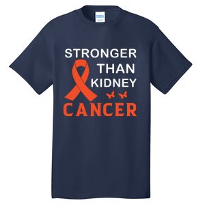 Stronger Than Kidney Cancer Breast Cancer Awareness Tall T-Shirt