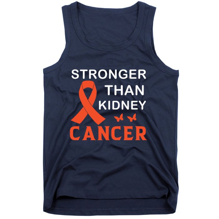 Stronger Than Kidney Cancer Breast Cancer Awareness Tank Top