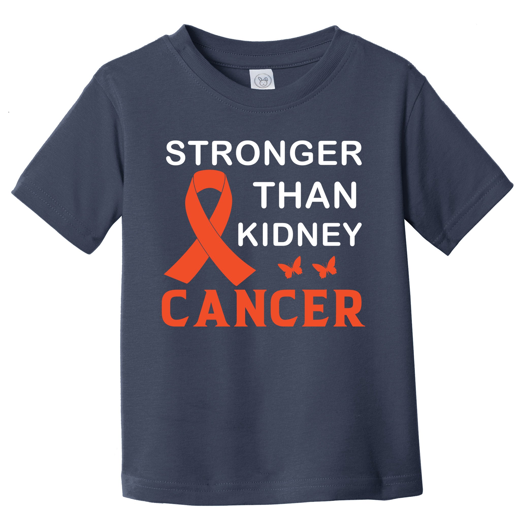 Stronger Than Kidney Cancer Breast Cancer Awareness Toddler T-Shirt