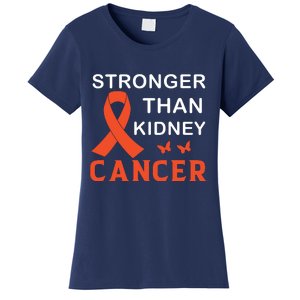 Stronger Than Kidney Cancer Breast Cancer Awareness Women's T-Shirt