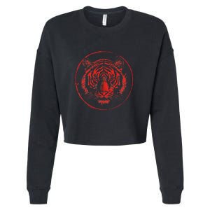 Shotokan Tigers Karate Modern Cropped Pullover Crew