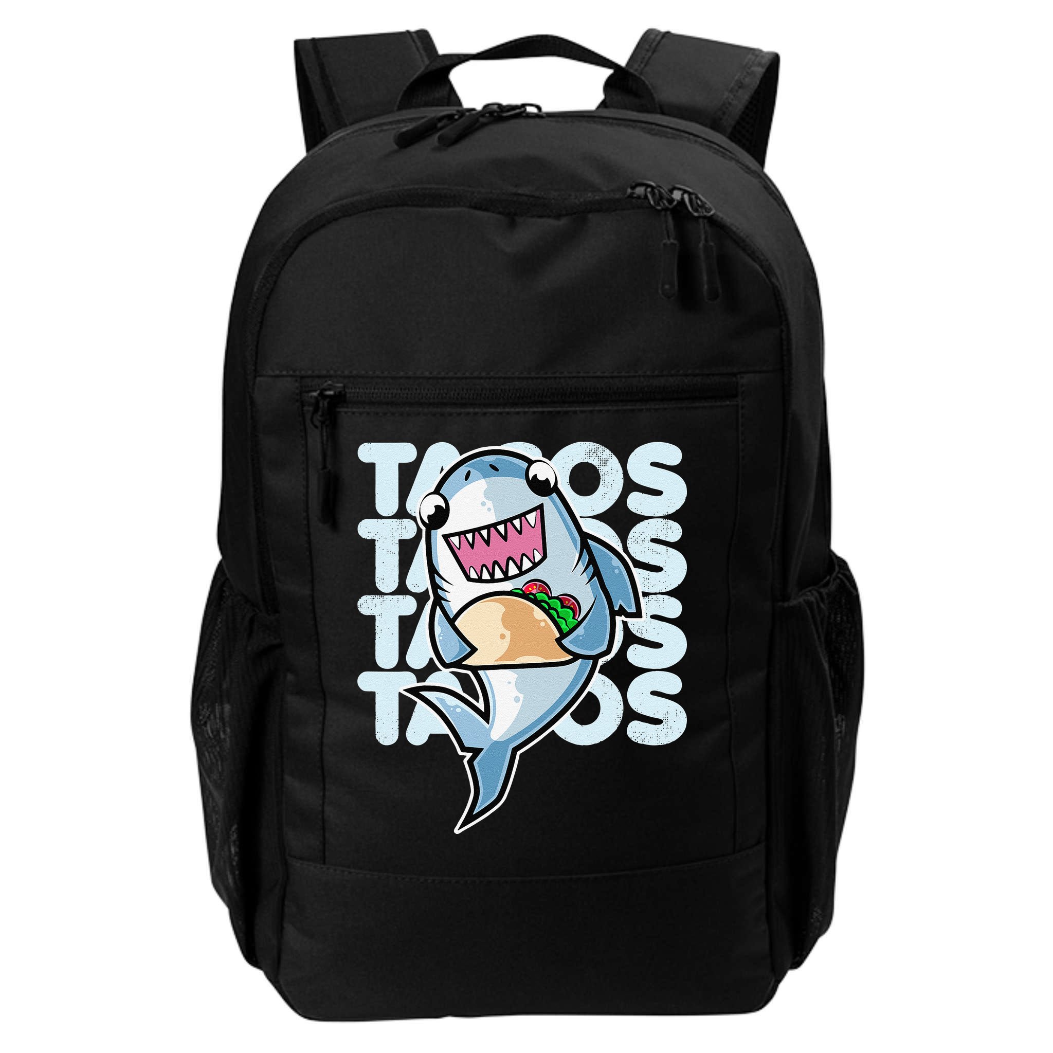 Shark Taco Kawaii Neko Anime Mexican food  Backpack