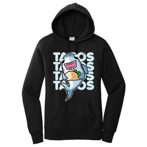 Shark Taco Kawaii Neko Anime Mexican food  Women's Pullover Hoodie