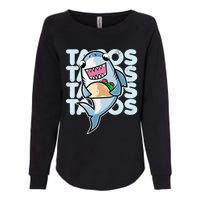 Shark Taco Kawaii Neko Anime Mexican food  Womens California Wash Sweatshirt