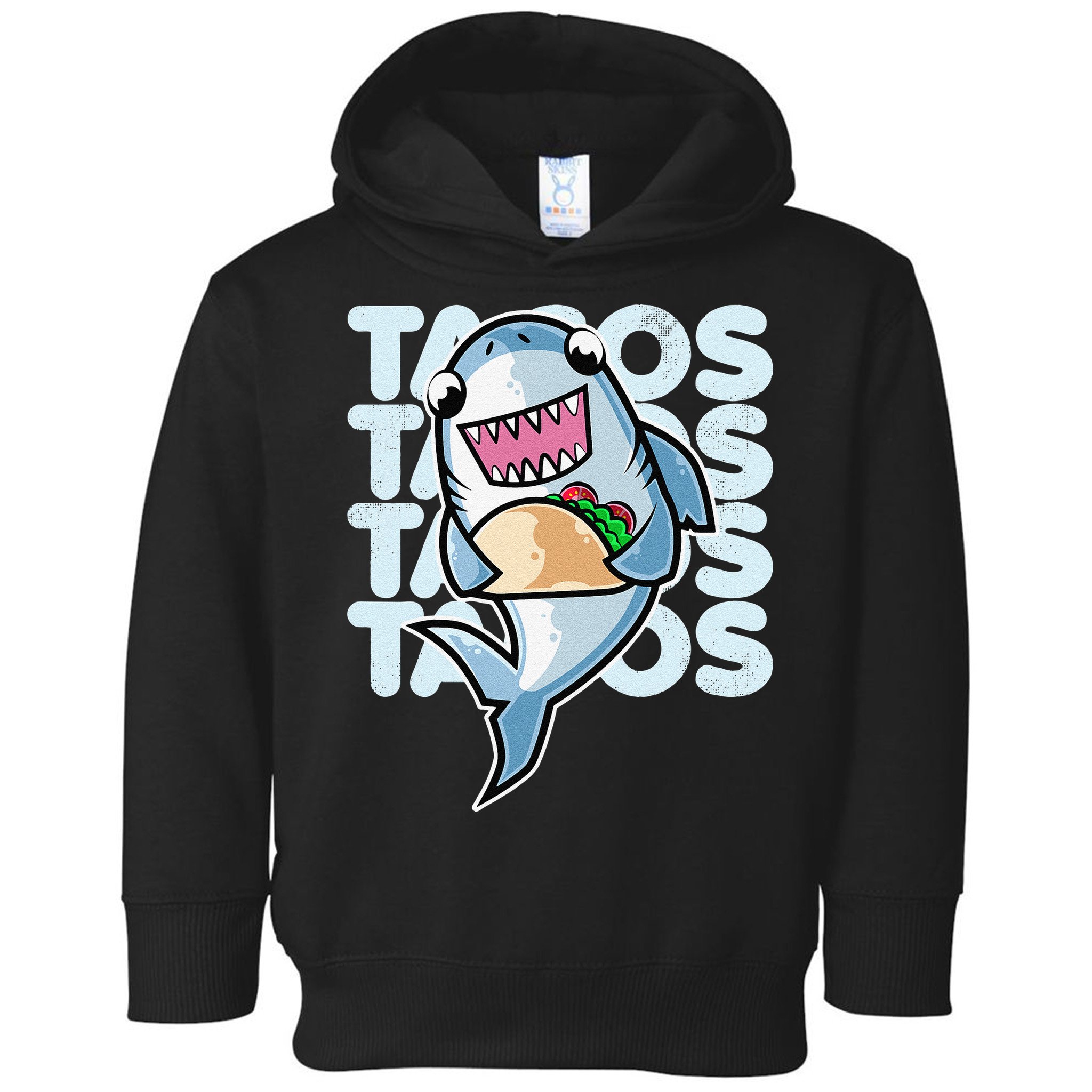 Shark Taco Kawaii Neko Anime Mexican food  Toddler Hoodie