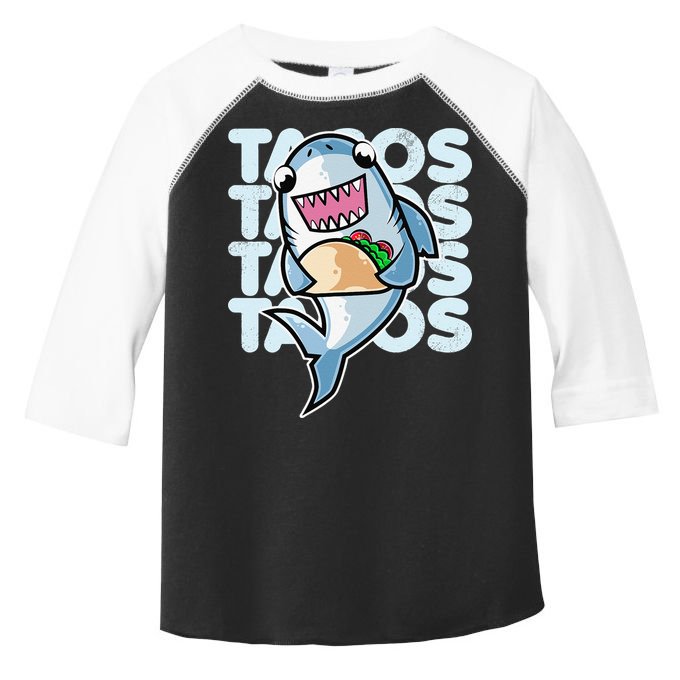 Shark Taco Kawaii Neko Anime Mexican food  Toddler Fine Jersey T-Shirt
