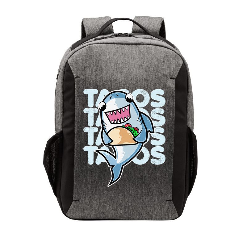 Shark Taco Kawaii Neko Anime Mexican food  Vector Backpack
