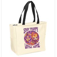 Stay Trippy Little Hippie Retro 60s Zip Tote Bag