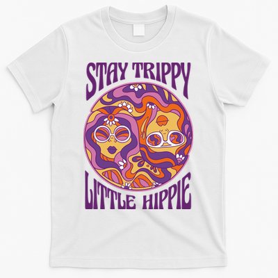 Stay Trippy Little Hippie Retro 60s T-Shirt