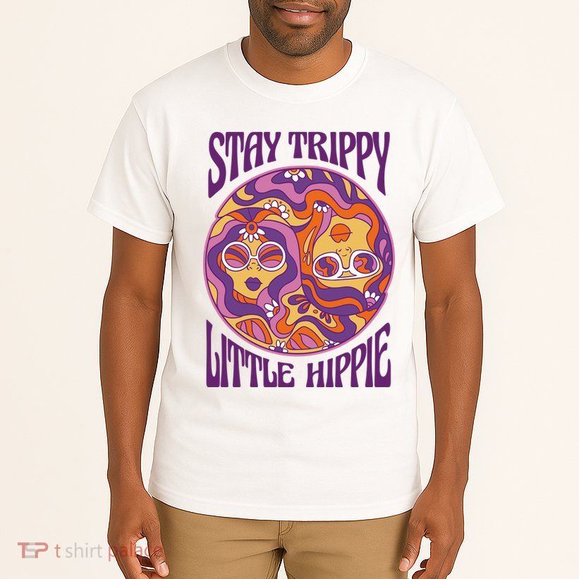 Stay Trippy Little Hippie Retro 60s Tall T-Shirt
