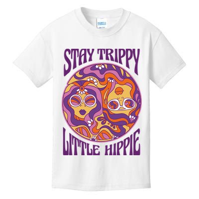 Stay Trippy Little Hippie Retro 60s Kids T-Shirt