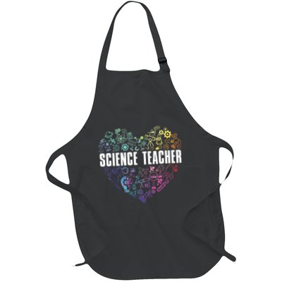 Science Teacher Love Full-Length Apron With Pockets
