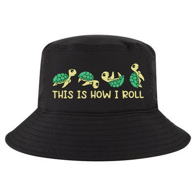 Sea Turtle Lover This Is How I Roll Turtle Cool Comfort Performance Bucket Hat