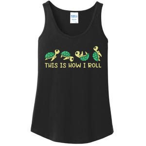 Sea Turtle Lover This Is How I Roll Turtle Ladies Essential Tank