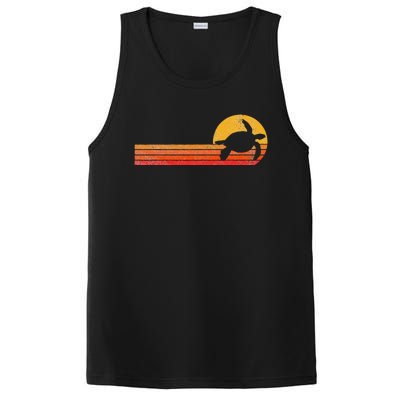 Sea Turtle Lover Funny Sea Turtle Retro PosiCharge Competitor Tank