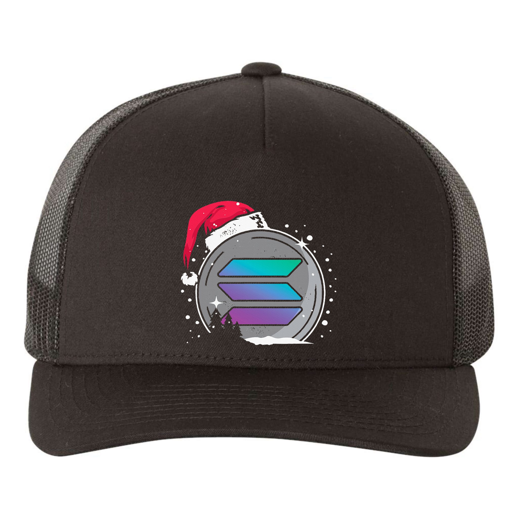 Solana Token Legends This Christmas Diamond Hands Unite Yupoong Adult 5-Panel Trucker Hat
