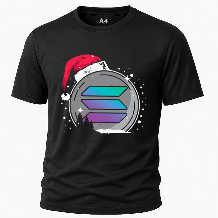 Solana Token Legends This Christmas Diamond Hands Unite Cooling Performance Crew T-Shirt