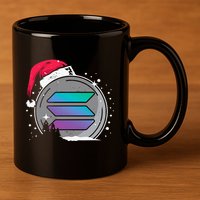 Solana Token Legends This Christmas Diamond Hands Unite 11oz C Handle Ceramic Mug
