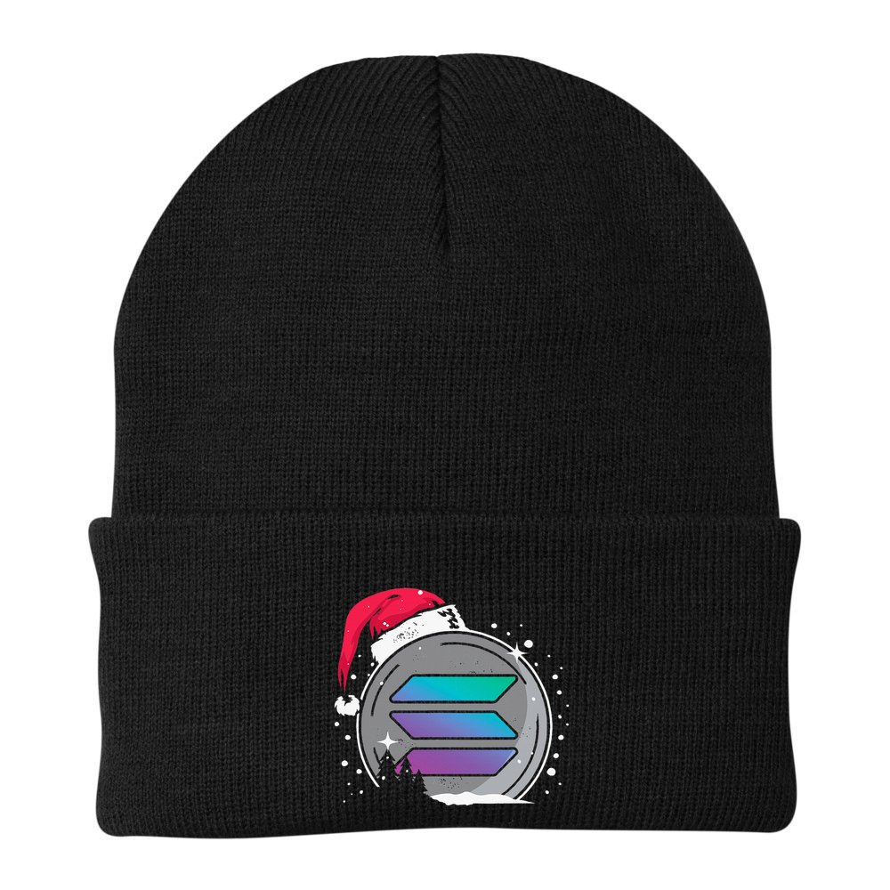 Solana Token Legends This Christmas Diamond Hands Unite Beanie