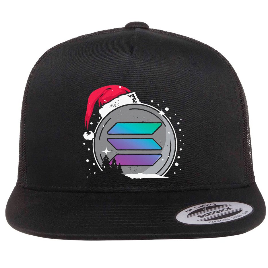 Solana Token Legends This Christmas Diamond Hands Unite Flat Bill Trucker Hat