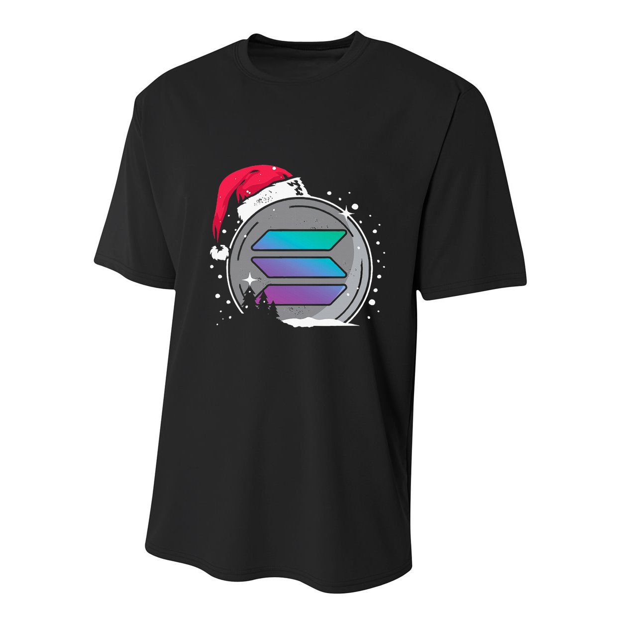 Solana Token Legends This Christmas Diamond Hands Unite Youth Performance Sprint T-Shirt