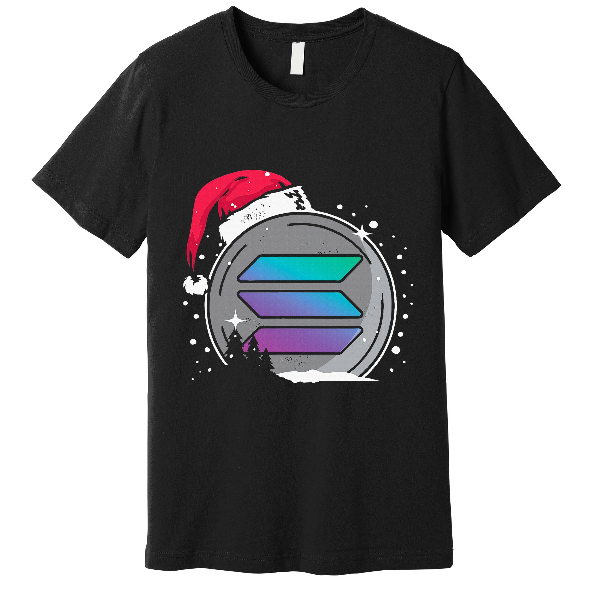 Solana Token Legends This Christmas Diamond Hands Unite Premium T-Shirt